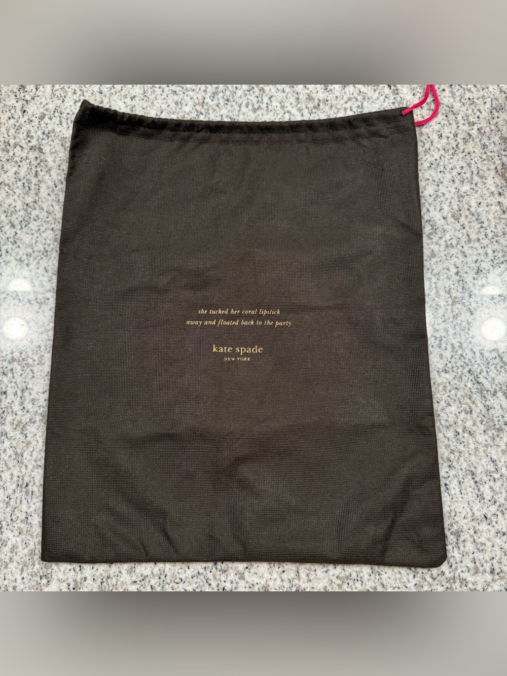 Kate Spade Brown Dust Bag